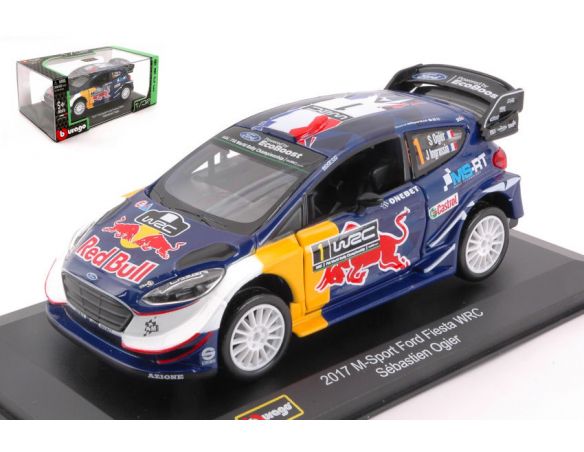 BBURAGO BU41051 FORD FIESTA WRC 2017 N.1 S.OGIER-J.INGRASSIA 1:32 Modellino