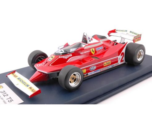 Looksmart LSF1H15 FERRARI 312 T5 N.2 5th CANADIAN GP 1980 G.VILLENEUVE 1:18 Modellino