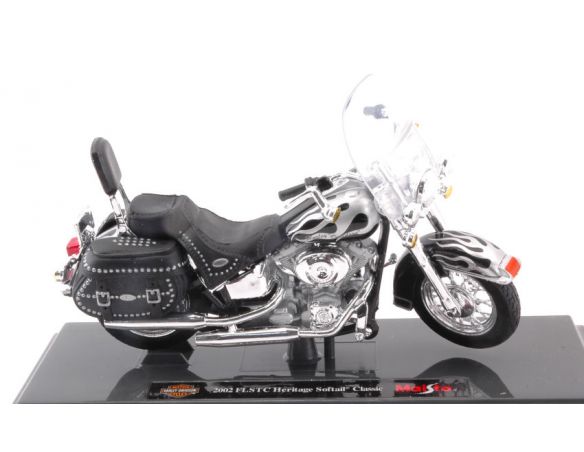 Maisto MI13076 HARLEY DAVIDSON 2002 FLSTC HERITAGE SOFTAIL CLASSIC 1:18 Modellino