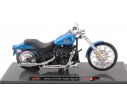 Maisto MI17086 HARLEY DAVIDSON 2002 FXSTB NIGHT TRAIN 2002 BLUE 1:18 Modellino