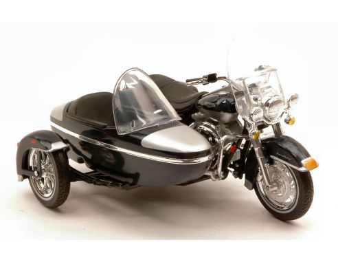 Maisto MI762 HARLEY DAVIDSON 2001 FLHRC ROAD KING CLASSIC C/SIDECAR 1:18 Modellino