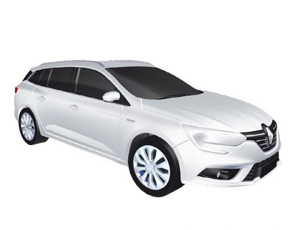 Norev NV517791 RENAULT MEGANE ESTATE 2016 GLACIER WHITE 1:43 Modellino