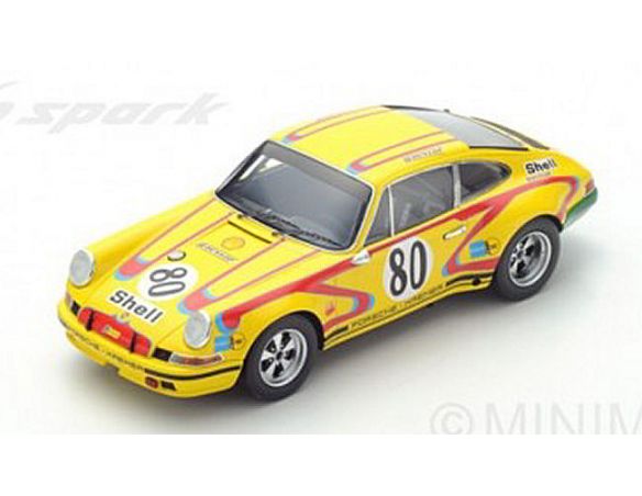 Spark Model S18213 PORSCHE 911 S N.80 DNF LM 1972 J.FITZPATRICK-E.KREMER 1:18 Modellino