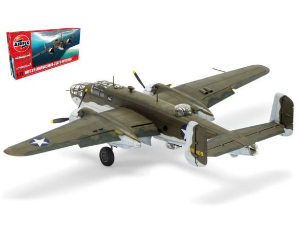 Airfix AX06015 NORTH AMERICAN B25-C/D MITCHELL KIT 1:72 Modellino