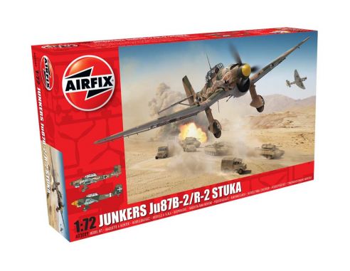 Airfix AX3089 JUNKERS JU87B-2/R-2 STUKA KIT 1:72 Modellino