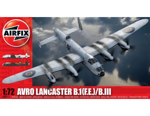 Airfix AX8013 AVRO LANCASTER B.I.(F.E.) /B.III KIT 1:72 Modellino