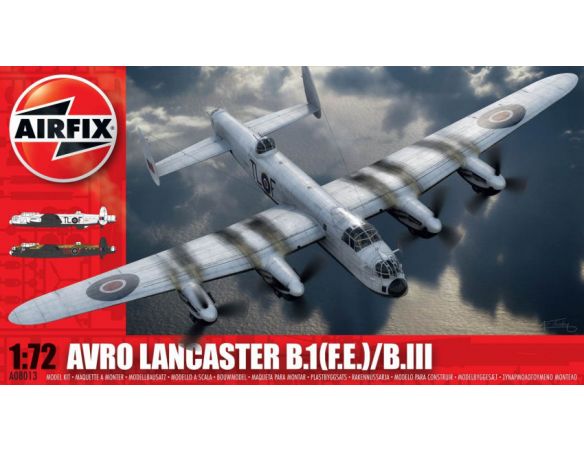 Airfix AX8013 AVRO LANCASTER B.I.(F.E.) /B.III KIT 1:72 Modellino