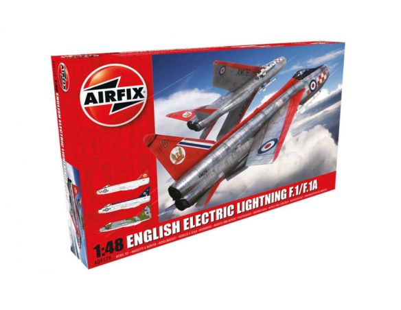 Airfix AX9179 ENGLISH ELECTRIC LIGHTNING F1/F1A/F2/F3 KIT 1:48 Modellino