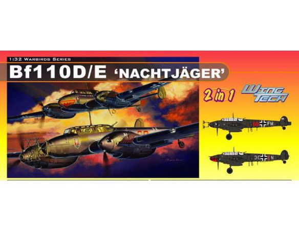 Dragon D3210 BF 110D - D/E NIGHT FIGHTER KIT 1:32 Modellino