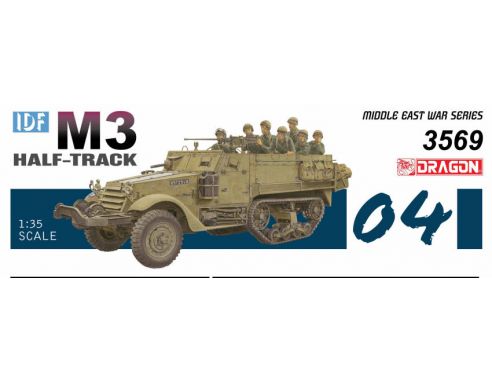 Dragon D3569 IDF M3 HALF-TRACK KIT 1:35 Modellino