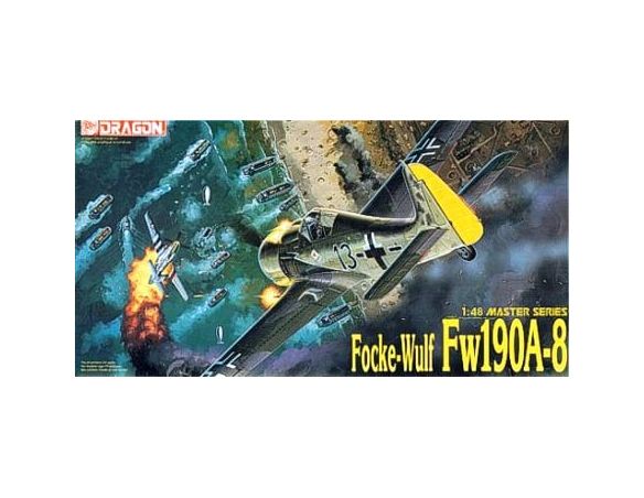 Dragon D5502 FOCKE-WULF FW190 A-8 KIT 1:48 Modellino