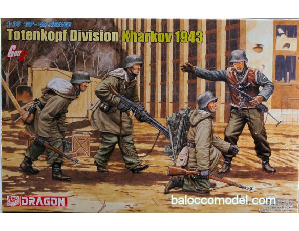 Dragon D6385 TOTENKOPF DIVISION KHARKOV 1943 KIT 1:35 Modellino