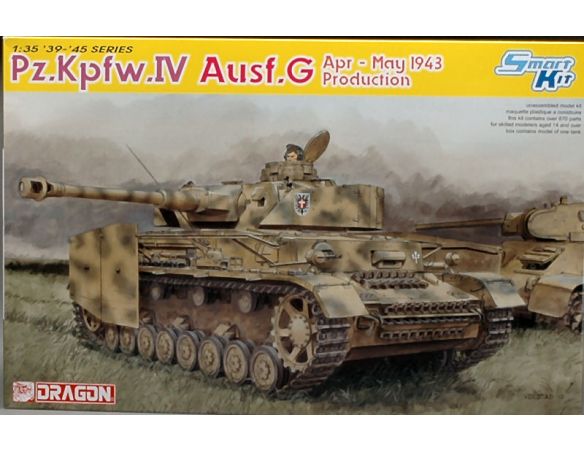 Dragon D6594 PZ IV AUSF.G APR-MAY43 PROD.KIT 1:35 Modellino
