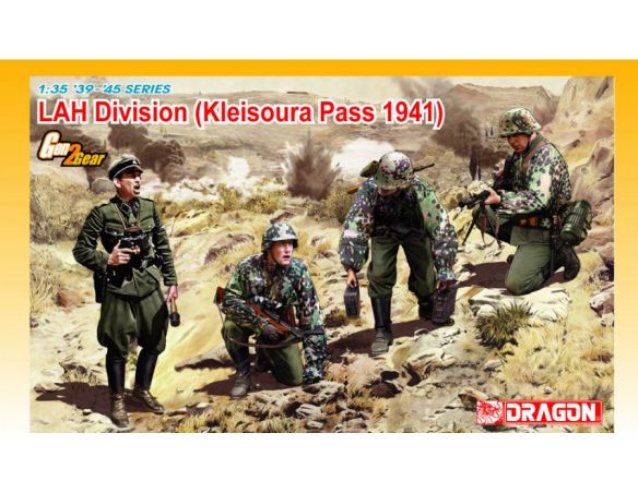 Dragon D6643 LAH DIVISION KLEISOURA PASS 1941 KIT 1:35 Modellino