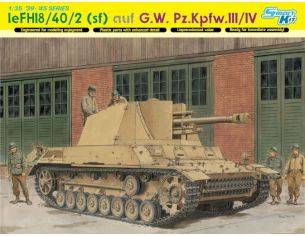 Dragon D6710 LE.FH 18/40/2 SFL AUF G.W.PZ.III/IV KIT 1:35 Modellino