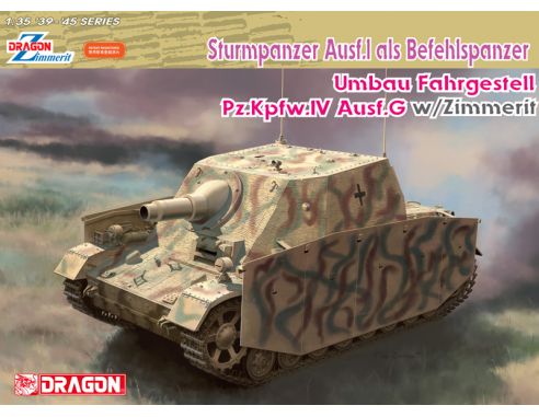 Dragon D6819 STURMPANZER AUSF.I ALS BEFEHLSPANZER KIT 1:35 Modellino