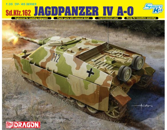 Dragon D6843 JAGDPANZER IV A-0 KIT 1:35 Modellino