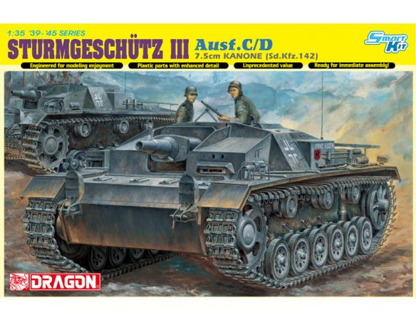 Dragon D6851 STURMGESCHUTZ 7,5 KANONE KIT 1:35 Modellino