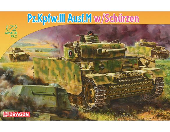 Dragon D7323 PZ.KPFW.III AUSF.M KIT 1:72 Modellino