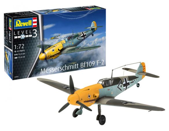 Revell RV03893 MESSERSCHMITT BF109 F-2 KIT 1:72 Modellino