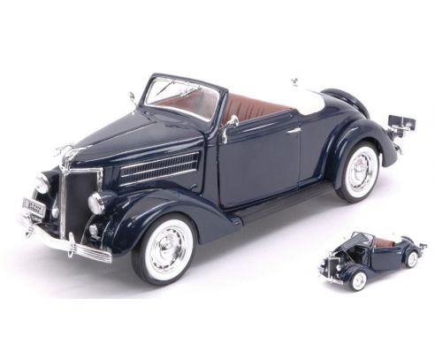 Welly WE22422BL FORD DELUXE CONVERTIBLE DARK BLUE 1:24 Modellino
