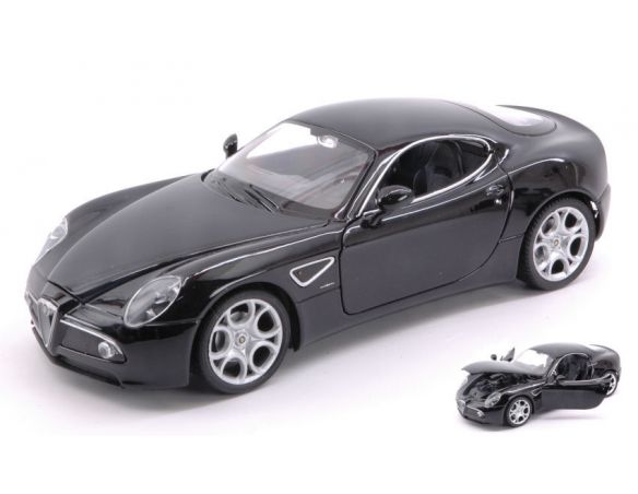 Welly WE22490BK ALFA ROMEO 8C COMPETIZIONE BLACK 1:24 Modellino