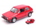 BBURAGO BU21089R VW GOLF MK1 GTI RED 1:24 Modellino