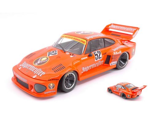 Norev NV187435 PORSCHE 935 JAGERMEISTER N.52 WINNER DRM ZOLDER 1977 M.SCHURTI 1:18 Modellino