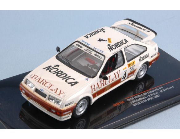 Ixo model GTM136 FORD SIERRA RS COSW.N.4 DNF WTCC 24H SPA 1987 WINKEL.-ARTZET-BURK.1:43 Modellino