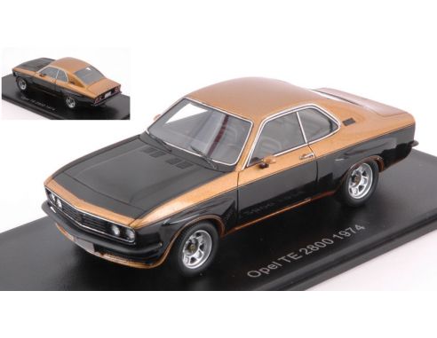 Neo Scale Models NEO45442 OPEL TE 2800 1974 GOLD/BLACK 1:43 Modellino