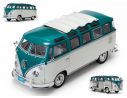 SunStar SS5084 VW T1 SAMBA BUS 1962 TURQUOIS/LIGHT GREY 1:12 Modellino