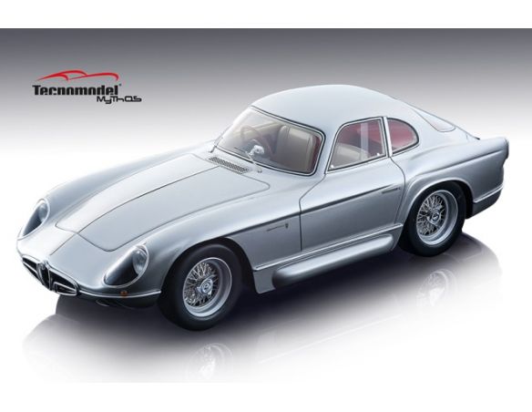Tecnomodel TMD18140B ALFA ROMEO 2000 SPORTIVA BERTONE 1954 METALLIC SILVER 1:18 Modellino