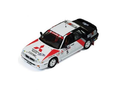 Ixo model RAC224 MITSUBISHI GALANT  N.5 RETIRED RAC 1988 VATANEN-BELGLUND 1:43 Modellino