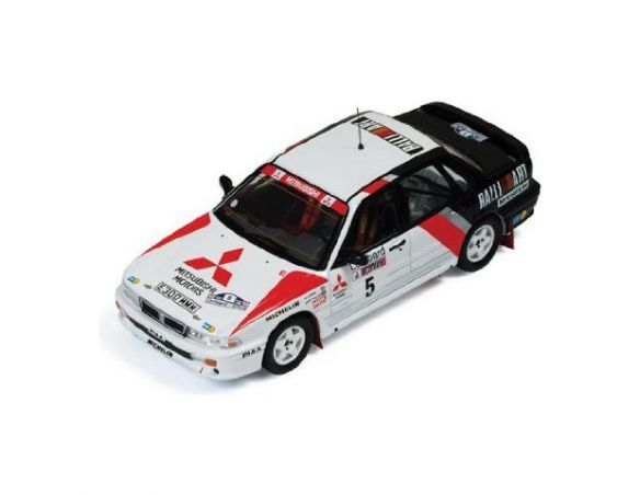 Ixo model RAC224 MITSUBISHI GALANT  N.5 RETIRED RAC 1988 VATANEN-BELGLUND 1:43 Modellino