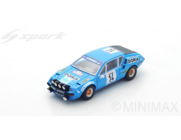 Spark Model S5479 ALPINE A310 N.14 3rd TOUR DE CORSE 1976 J.P.MANZAGOL-J.F.FILIPPI 1:43 Modellino