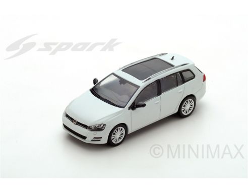 Spark Model SDC014 VW GOLF VARIAN 2014 WHITE 1:43 Modellino