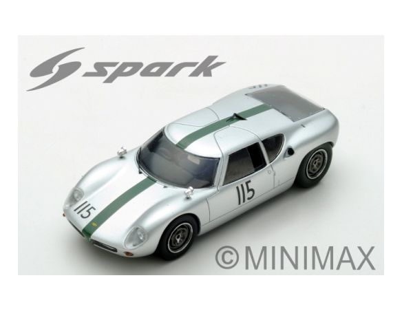 Spark Model SG374 LOLA MK VI GT N.115 1000 KM NURBURGRING 1963 T.MAGGS-B.OLTHOFF 1:43 Modellino