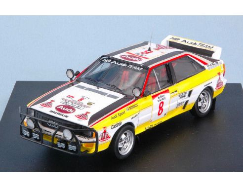 Trofeu TF1630 AUDI QUATTRO N.8 RET.SAFARI RALLY 1984 S.BLOMQVIST-B.CEDERBERG W.CH.1:43 Modellino