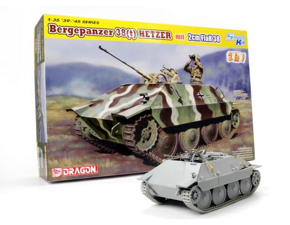 Dragon D6399 BERGEPANZER 38 (T) HEZTER KIT 1:35 Modellino