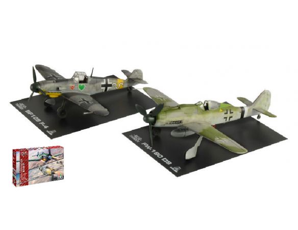 Italeri IT35101 BF109 F-4 AND FW 190 D9 WAR THUNDER KIT 1:72 Modellino