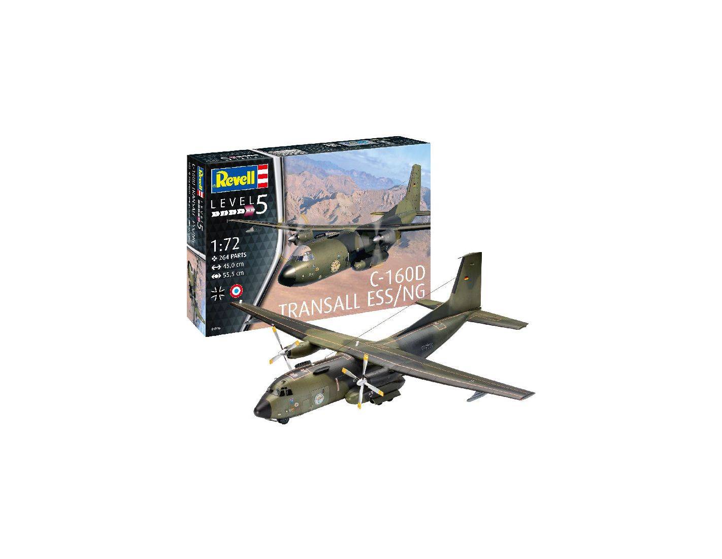 Revell C-160 Transall Modellbausatz - Eloka Version Im Maßstab 1:72