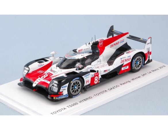 Spark Model S43LM18 TOYOTA TS050 HYBRID N.8 WINNER LM 2018 F.ALONSO S.BUEMI-K.NAKAJIMA 1:43 Modellino