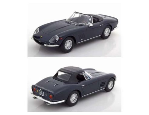 KK Scale KKDC180233 FERRARI 275 GTS/4 NART SPYDER ALLOY RIMS 1967 DARKBLUE 1:18 Modellino