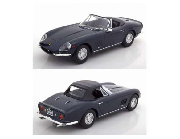 KK Scale KKDC180233 FERRARI 275 GTS/4 NART SPYDER ALLOY RIMS 1967 DARKBLUE 1:18 Modellino