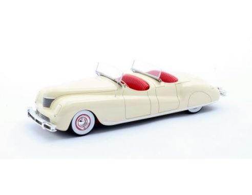 MATRIX SCALE MODELS MX20303-021 CHRYSLER NEWPORT DUAL COWL PHAETON LEBARON CREAM 1:43 Modellino