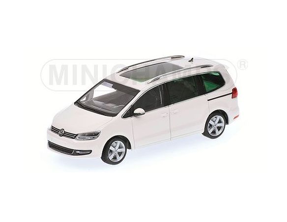 Minichamps PM400058100 VW SHARAN 2010 WHITE 1:43 Modellino