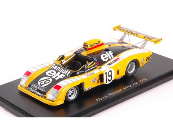 Spark Model S1551 ALPINE 1 442 N.19 DNF LM 1976 J.P.JABOUILLE-P.TAMBAY-J.DOLHEM 1:43 Modellino