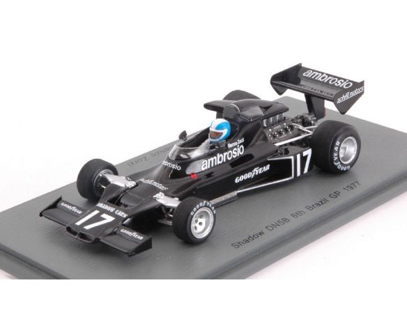 Spark Model S3841 SHADOW DN5 B R.ZORZI 1977 6th BRAZILIAN GP 1:43 Modellino