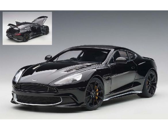 Auto Art / Gateway AA70271 ASTON MARTIN VANQUISH S 2017 ONYX BLACK/WHITE ACCENTS 1:18 Modellino