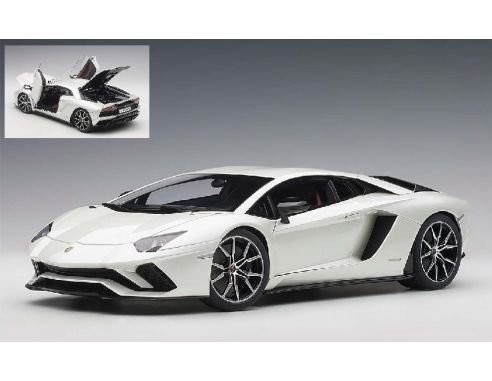 AUTOART AA79131 LAMBORGHINI AVENTADOR S 2017 BALLOON WHITE/PEARL WHITE 1:18 Modellino